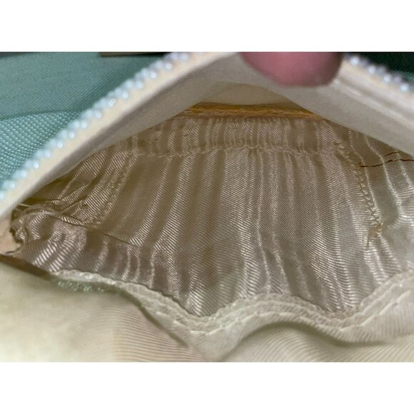 Beaded Purse Used Cream Formal Special Occasion - Picture 5 of 16